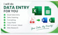 do accurate data entry and excel data cleaning