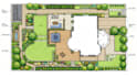 create a professional 2d garden landscape plan and outdoor layout