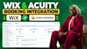 set up wix bookings and acuity scheduling for your business