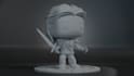 create custom 3d funko pop model print ready stl file