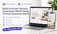 build hostinger website squarespace website design redesign squarespace website