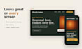 design a modern professional website