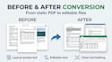 convert PDF tables and data into editable excel spreadsheets