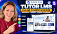 build tutor lms wordpress online course website and elearning platform