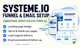 build systeme io sales funnel systeme io website landing page email automation