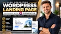design a wordpress landing page with elementor for lead generation