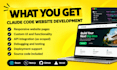 claude code website development claude code web development claude code web app