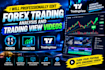 professionally edit forex trading, analysis and trading view video