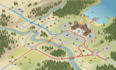 design custom route maps, directional maps and wayfind maps