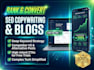 write high converting SEO blog content and copywriting for tech, ai, and saas