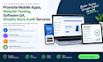 promote mobile apps website testing software QA shopify store audit services
