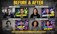 design eye catching gaming facecam youtube thumbnails