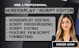 edit your screenplay, provide script coverage and professional feedback