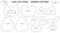 design plush sewing pattern tech pack stuffed toy ready for production