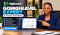 setup go high level workflow, ghl website design, ghl automation, ghl funnels