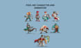 do pixel art animation sprite sheet pixel character 8 bit 16 bit animation