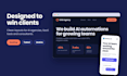 design a modern ai startup or ai agency website