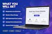 create a modern responsive website in html css javascript