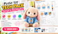 create a manufacturing ready plush toy design and tech pack