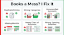 clean up and catch up your quickbooks online books