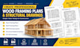 create professional wood framing plans and structural drawings