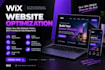optimize wix website speed, SEO, and mobile responsiveness