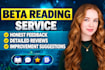 beta read romance fantasy beta reader manuscript critique with inline comments