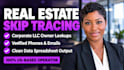 do accurate real estate skip tracing and llc owner lookups