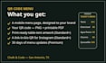 create a qr code digital menu for your restaurant, US based studio