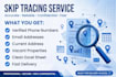 do accurate US skip tracing for real estate wholesalers