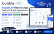 build bubble io website app ai saas mvp custom bubble developer web development