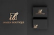 create an elegant modern minimalist luxury logo design