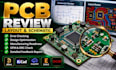 review pcb layout and schematic for errors and optimization before manufacturing
