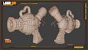 create stylized 3d game props with custom textures