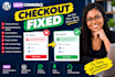 fix woocommerce checkout error, payment gateway and wordpress issues