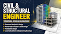 be your civil and structural engineer for structural design and calculations