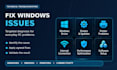 fix windows computer issues and provide remote IT support
