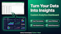 build interactive business analytics dashboard with real time data visualization