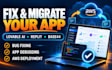 fix and migrate lovable ai replit debugging base44 expert base44 debugging aws
