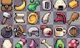 create custom 16x16 pixel art game icons and assets