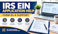 help with irs ein and tax id application