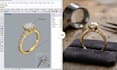 custom jewelry cad design, 3d ring modeling, germstone setting casting stl files