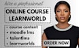 build learnworlds website, setup learnworlds online course and kajabi website