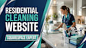 design a squarespace residential cleaning website