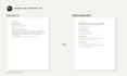 organize your messy notes into a clear word document
