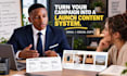 write your crowdfunding launch email and social media campaign