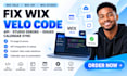 fix wix velo code brken wix API wix studio errors wix payment vormac wix issues