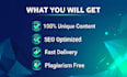 write bulk SEO optimized articles and blog posts
