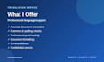 translate documents accurately and professionally