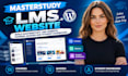 build masterstudy lms website with courses, quizzes setup and student dashboard